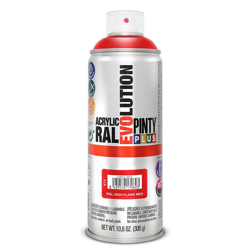 Pintura spray NOVASOL Evolution 400 ml Pintura Spray Acrilica Amarillo 400Ml