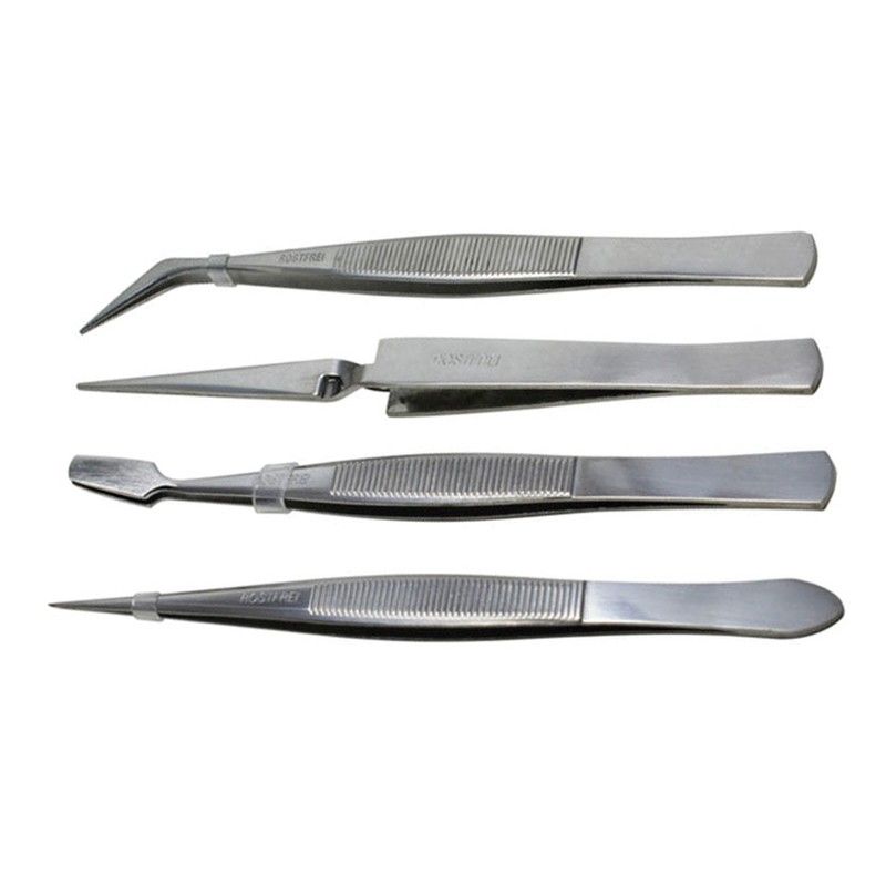 Pinza De Precision Jgo.4 Inox. 7923H Ferrob