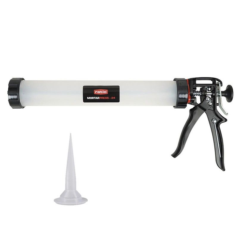 Pistola Aplicad.Morter.Juntas 600Ml Rati 6933H Ratio