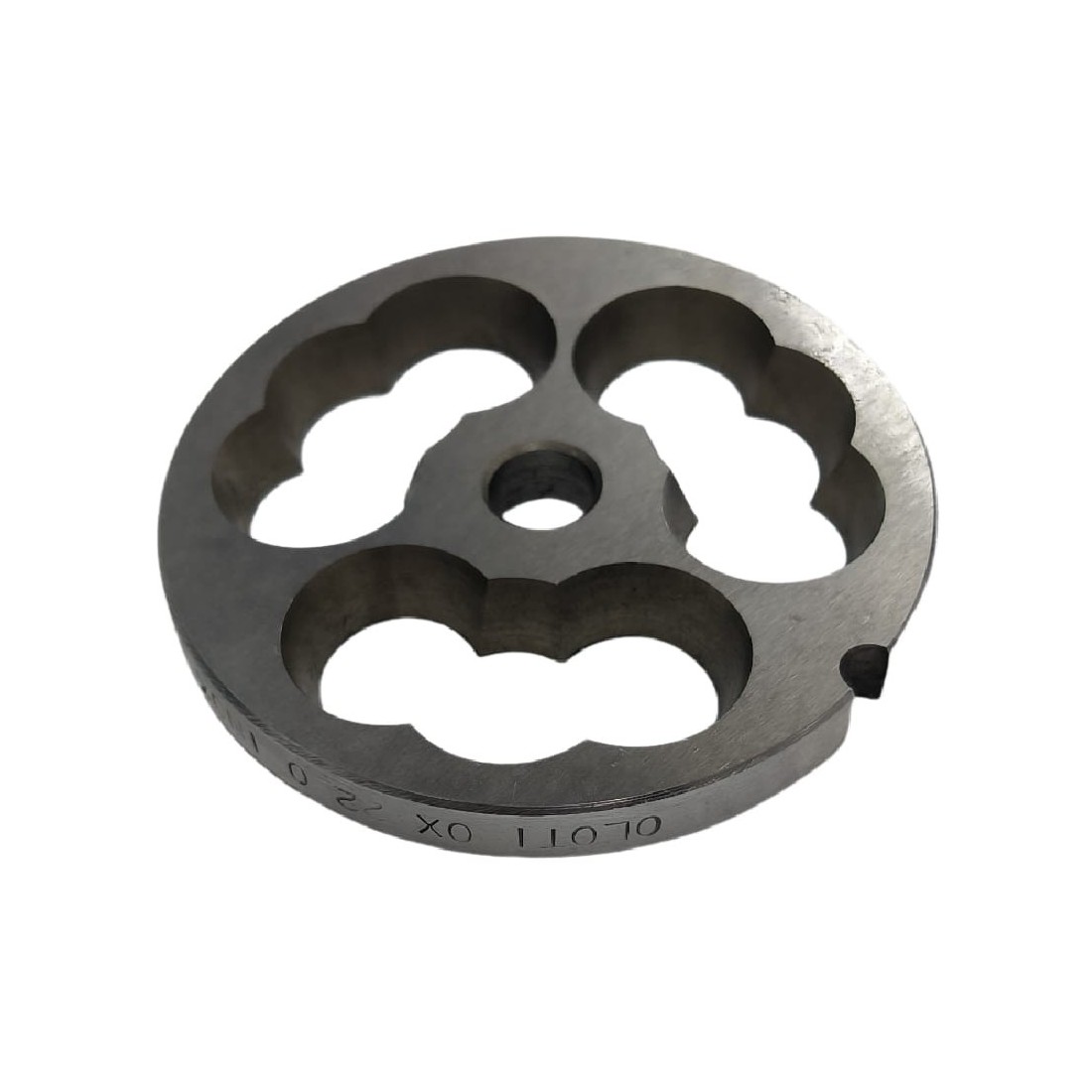 Placa Picadora 22 taladro 3 ojos 1 muesca Inoxidable Enterprise