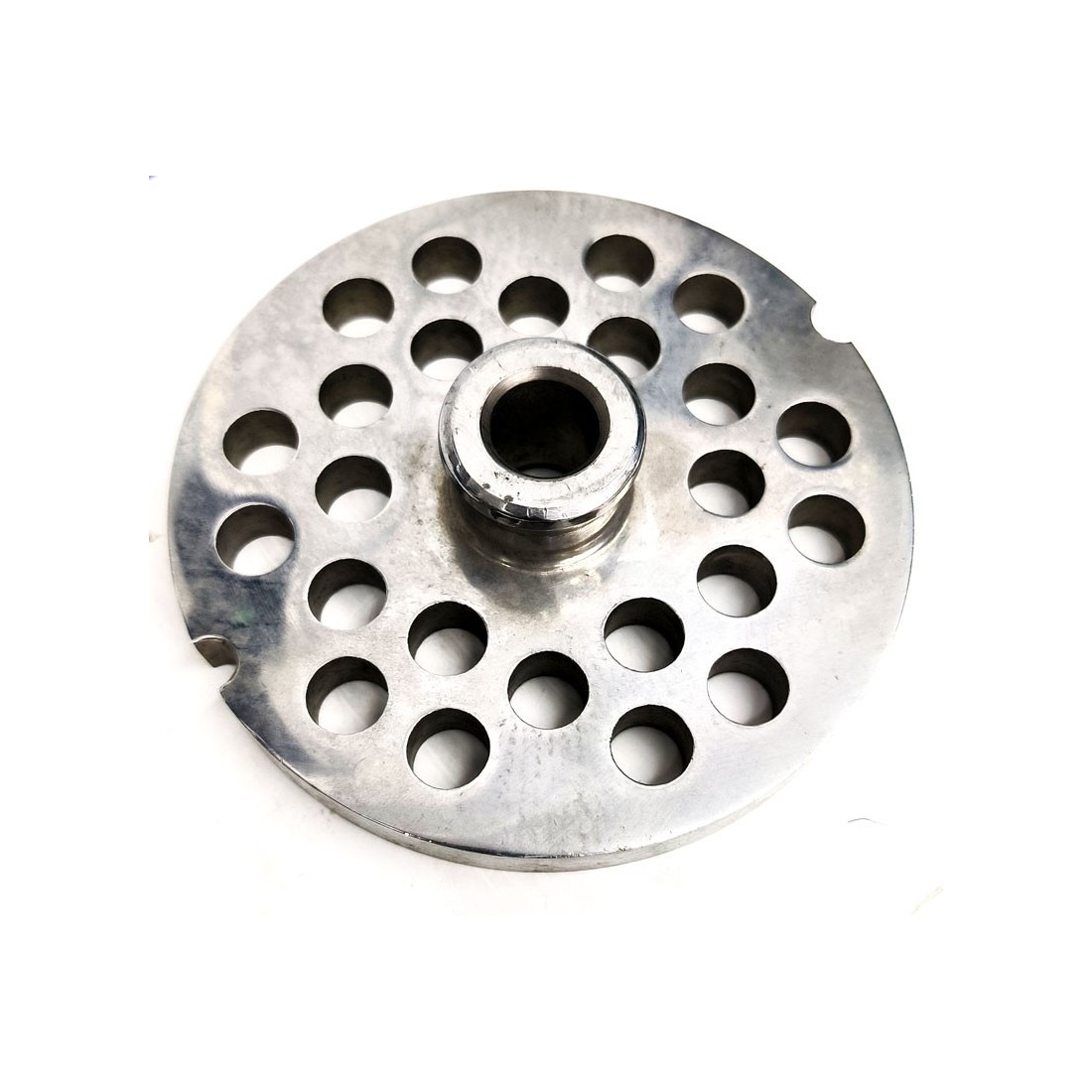 Placa Picadora 32 Taladro 10mm con pivote 2 muescas Inoxidable Enterprise