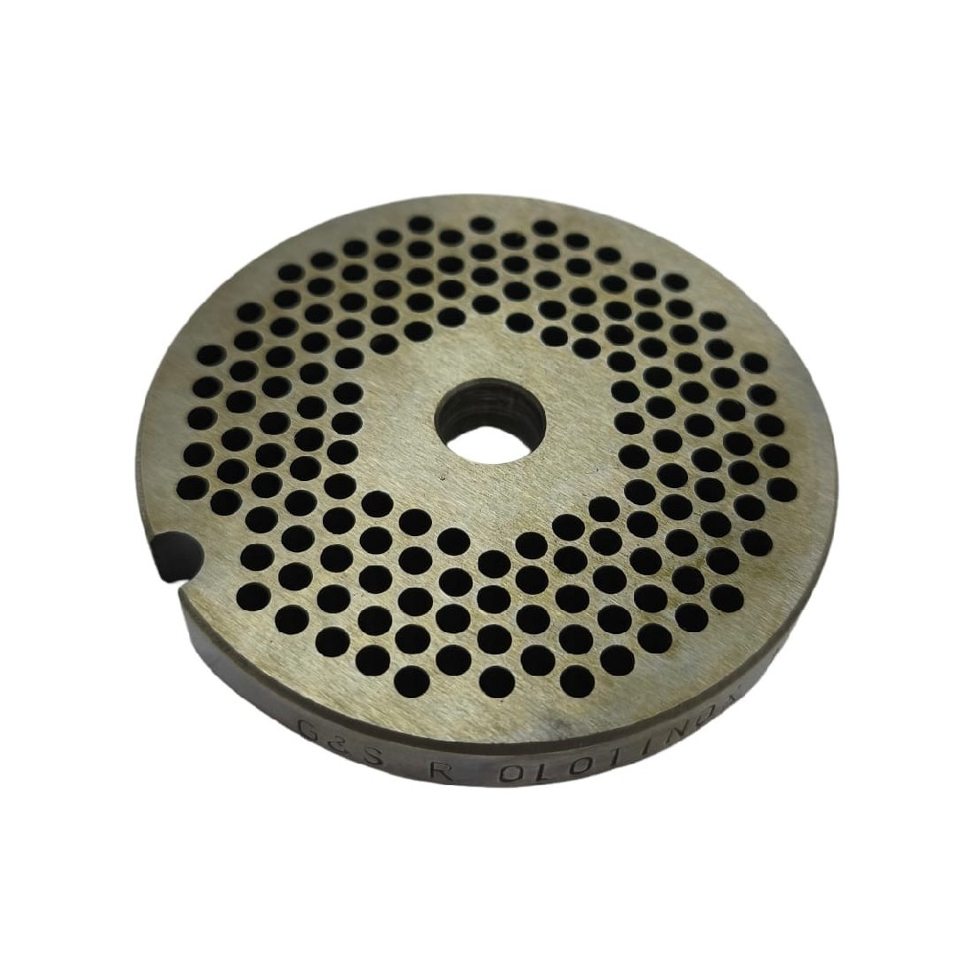 Placa Picadora de carne 12 Taladro 3mm sin pivote 1 muesca Inoxidable Enterprise autoafilante