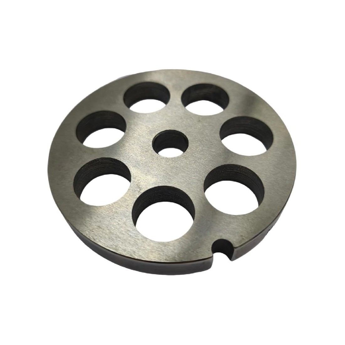 Placa Picadora de carne 22 Taladro 18mm sin pivote 1 Muesca Inoxidable Enterprise