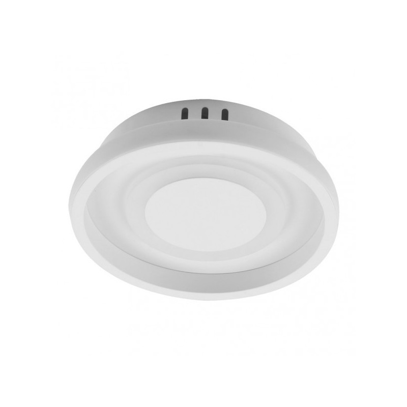 Plafon 20w 3000-4000-6000k Elma Blanco 5,5x21x21 Cm 1900 Lm C/memoria De Color De Luz