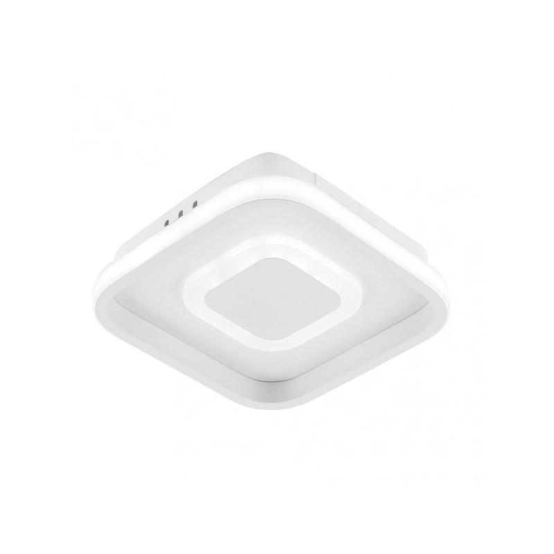 Plafon 24w 3000-4000-6000k Elma Blanco 5,5x21x21 Cm 2280 Lm C/memoria De Color De Luz