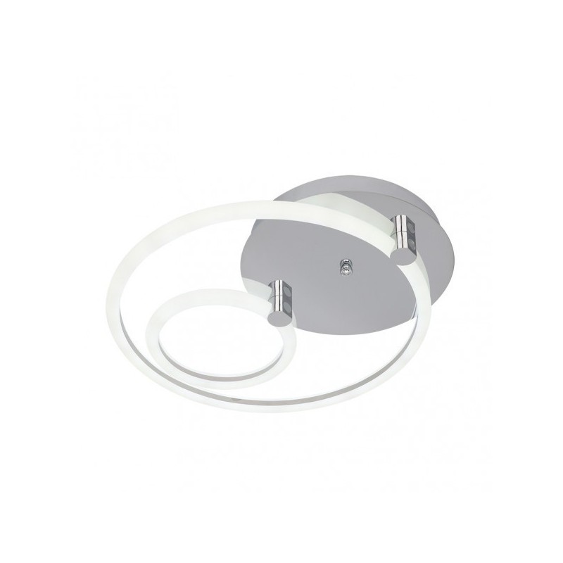 Plafon 37w 3000k, 4000k, 6500k Cromo Alya 9x44x40cm 4995 Lm Regulable, Memoria y C. Remoto