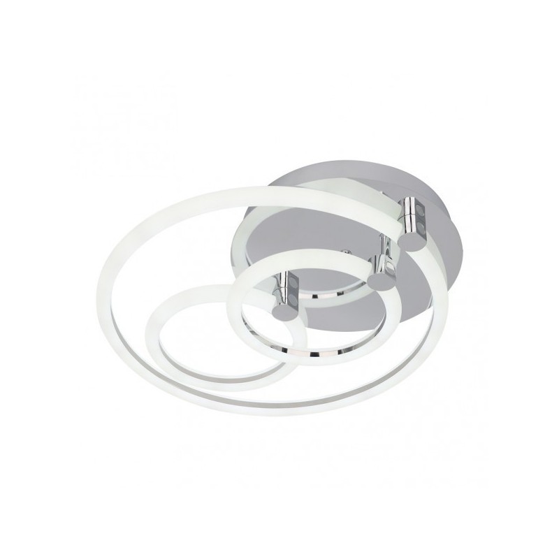 Plafon 68w 3000k, 4000k, 6500k Cromo Alya 10x44x40cm 9180Lm Regulable, Memoria y C. Remoto