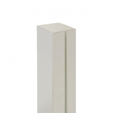 Poste panel nortene alupost 2,15m 6cm blanco