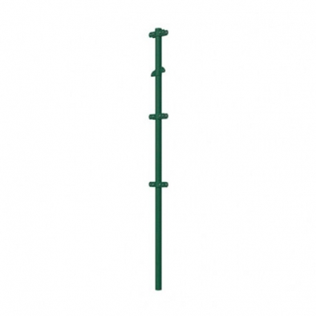 Poste refuerzo plastificado kit torres 2-2,40m verde