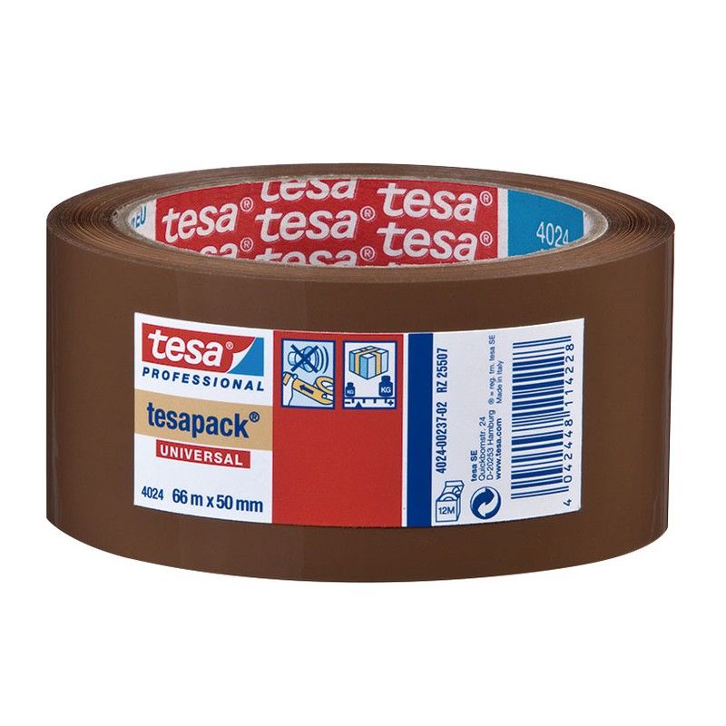 Cinta Embal. Marrón.Sin Disolv.50Mmx66M 766B93 Tesa