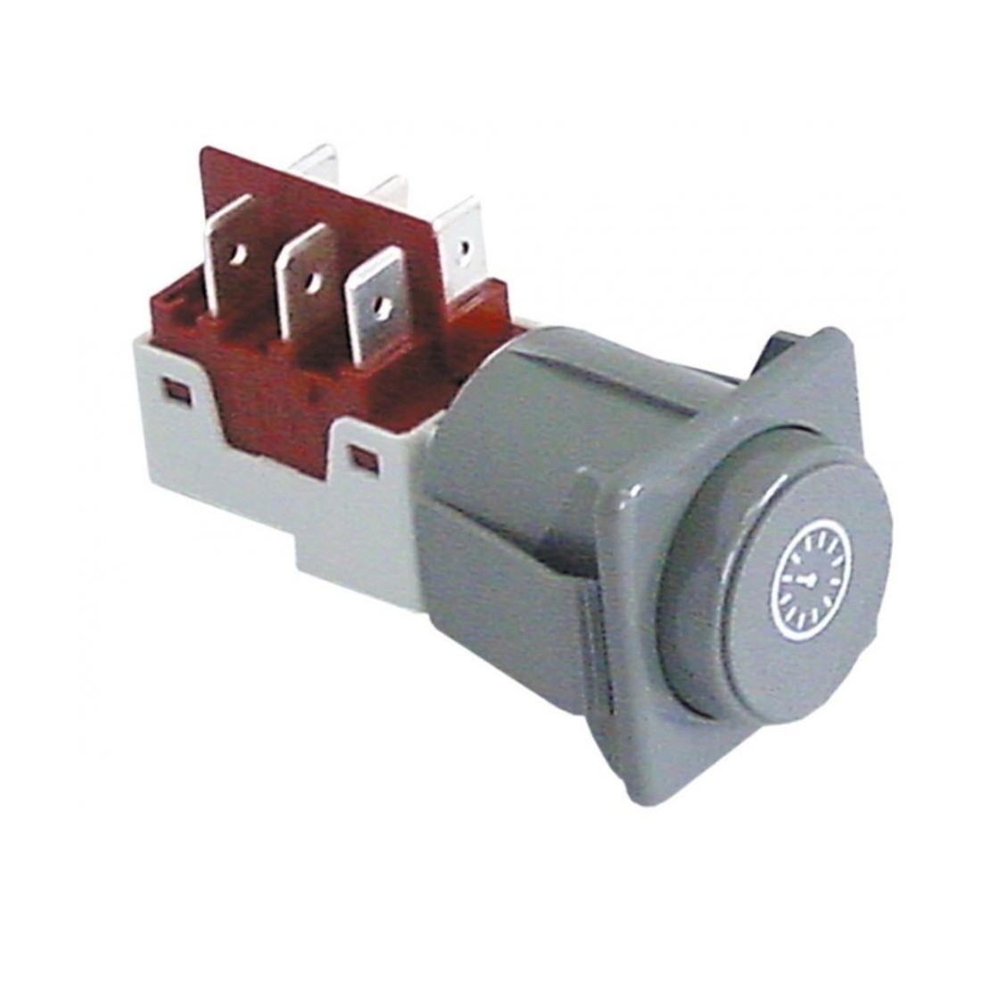 pulsador medida de montaje 28,5x28,5mm redondo 345943