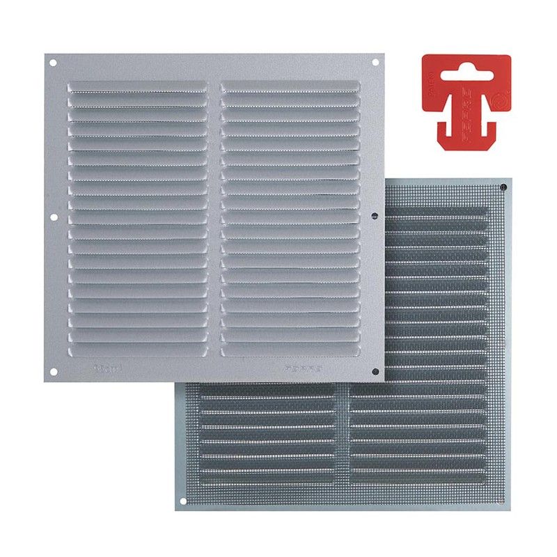 Rejilla Ventilacion Al 20X20 C/Mosq Plat 569F27