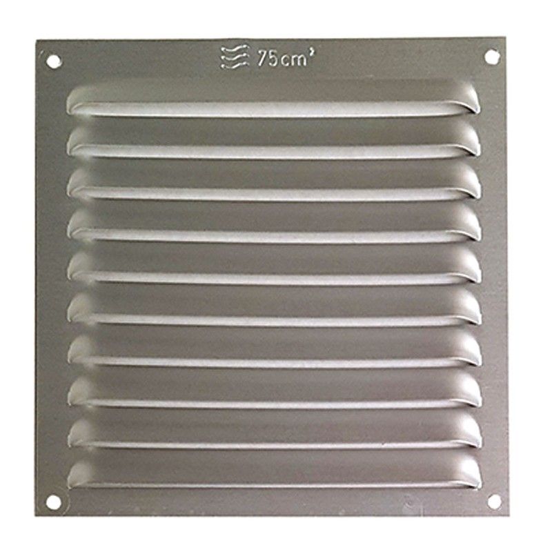 Rejilla Vent.Alum.S/Pest.17X17 Plat 5224D1717PL