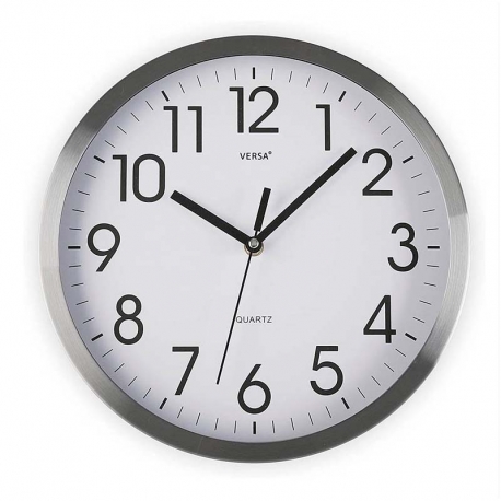 Reloj de cocina versa gris 30,5x30,5x4,1cm