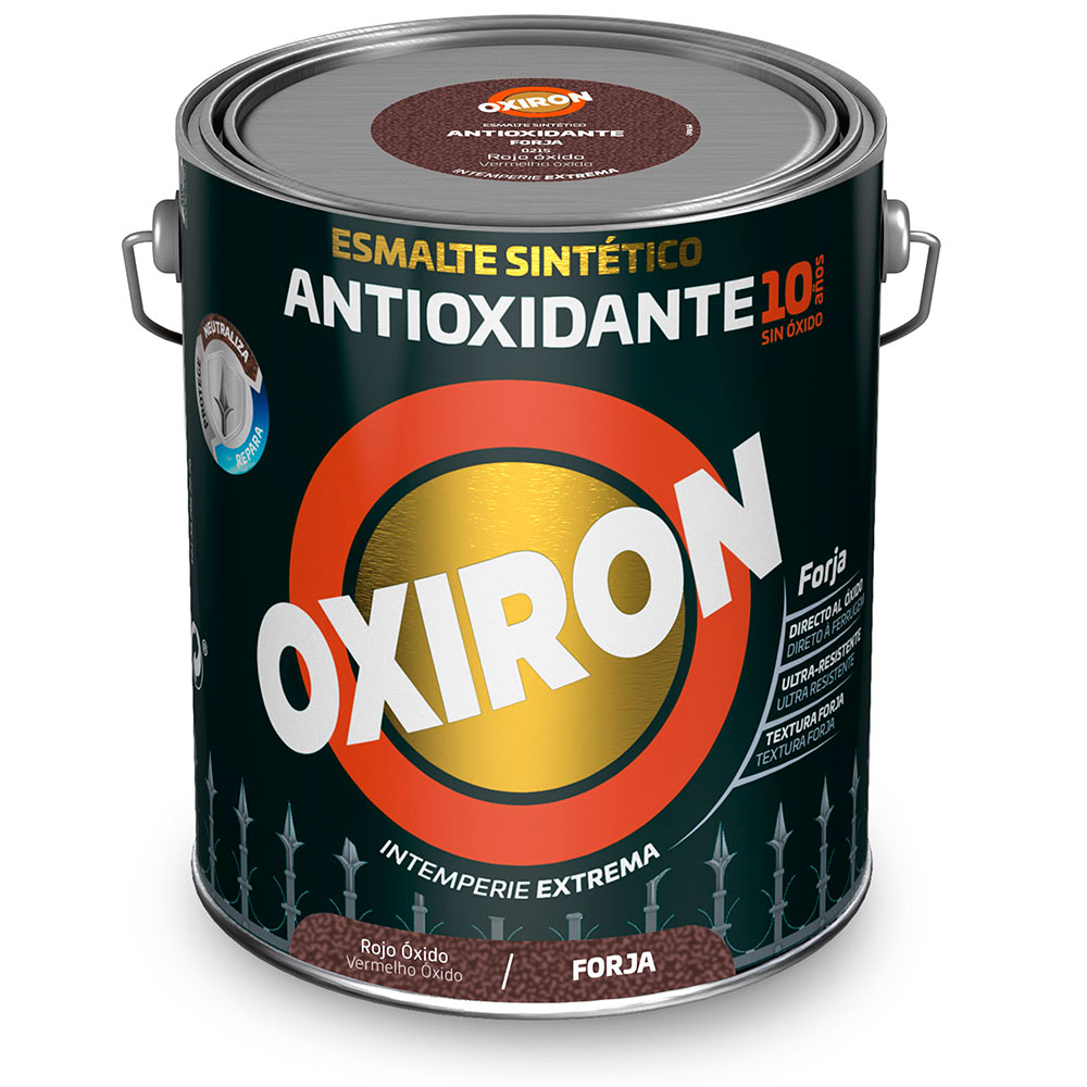 Oxiron Esmalte Antioxidante Forja Rojo Óxido 2,5l