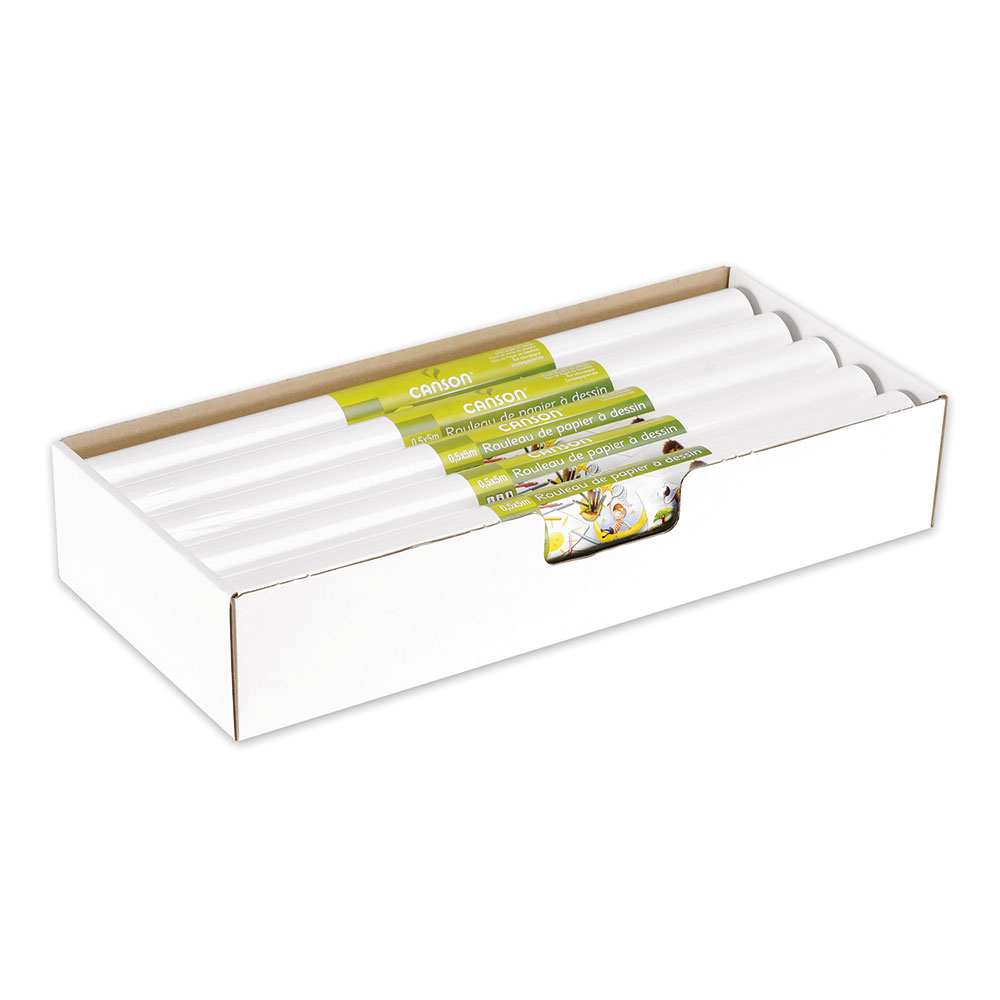 Rollo Papel Canson Dibujo Mural 90g 50x500