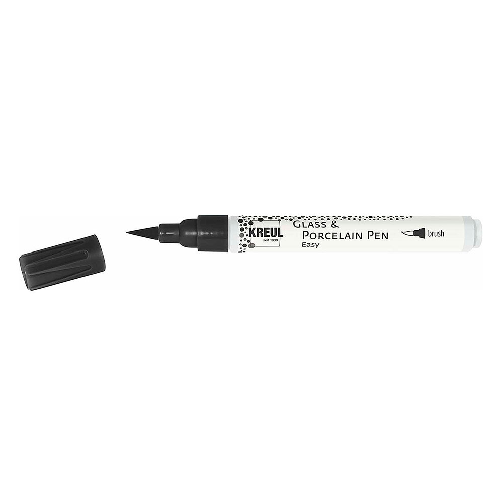Rotulador Glass & Porcelain Easy Brush Black