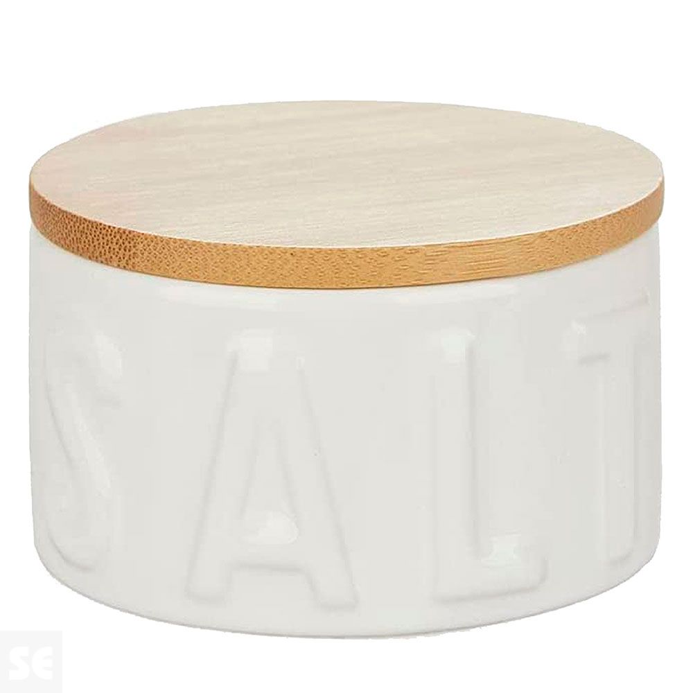 Salero Bambú/Cerámica