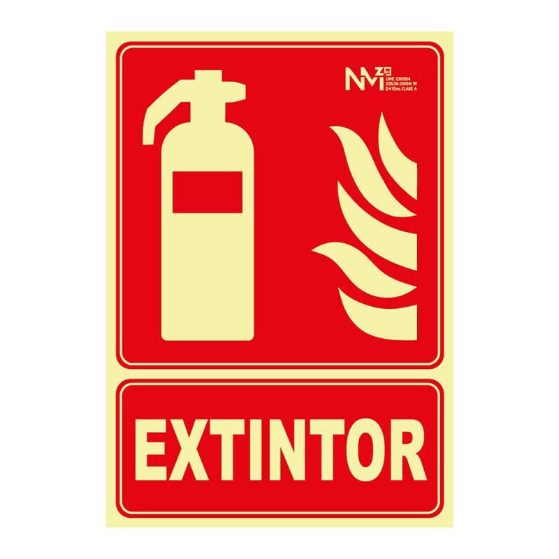 Señal Extintor Pvc 210x300mm