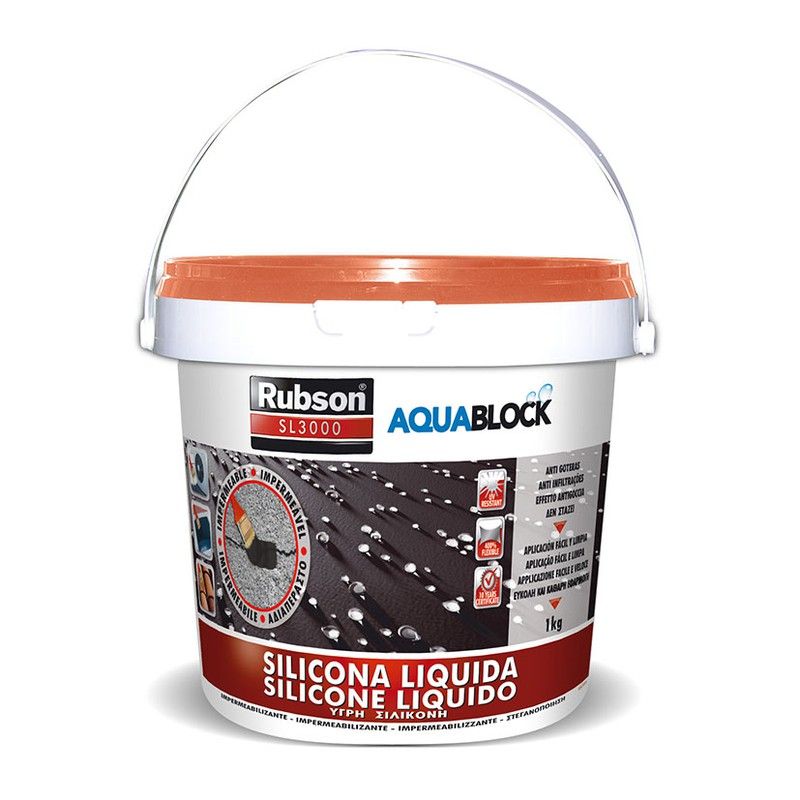 Silicona Líquida Aquablock 1 Kg.Teja 242B66 Henkel