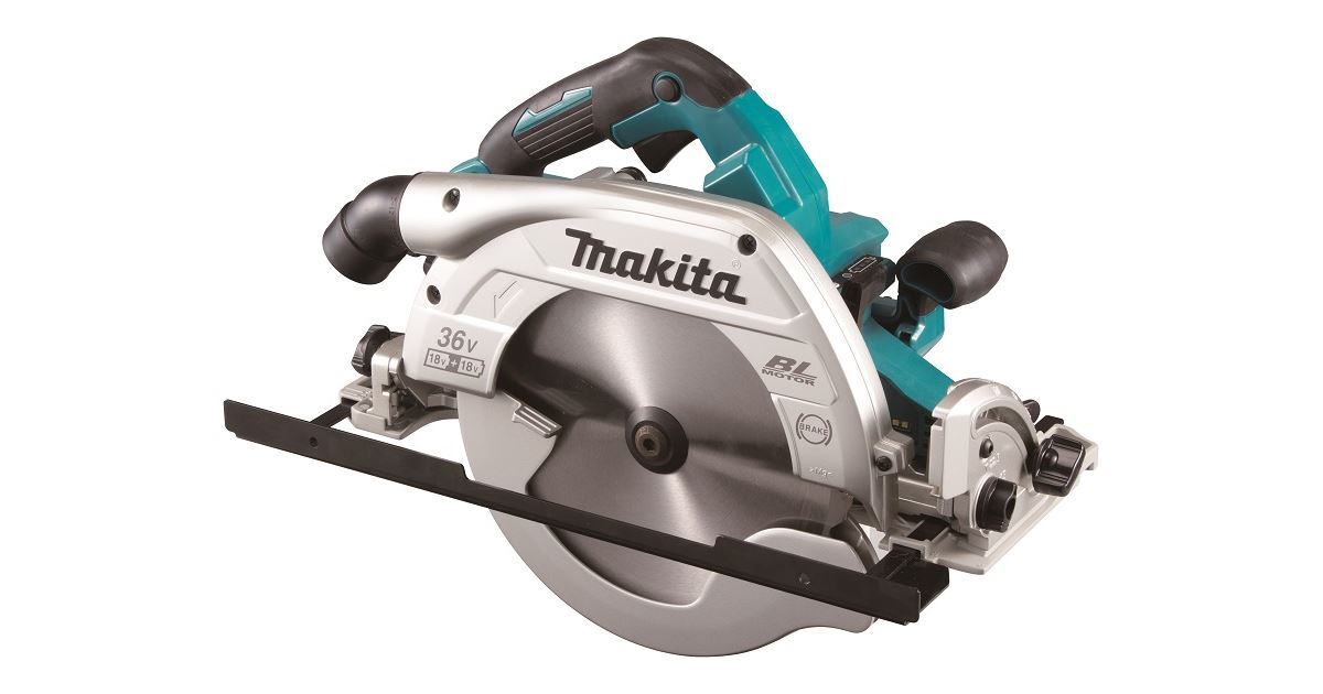 Sierra circular inalámbrica MAKITA con AWS Li-ion LXT 2x18V, sin batería DHS900ZU
