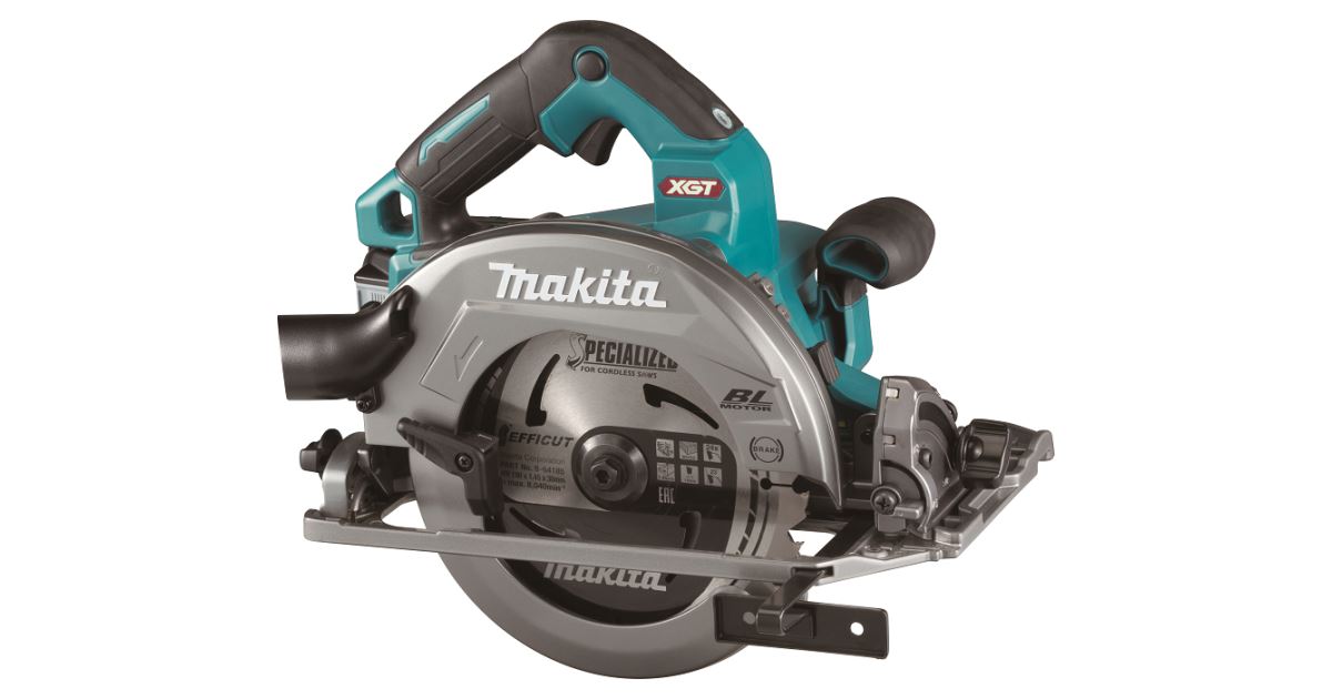 Sierra circular inalámbrica Makita Li-ion XGT 40V/4,0 Ah HS004GM202