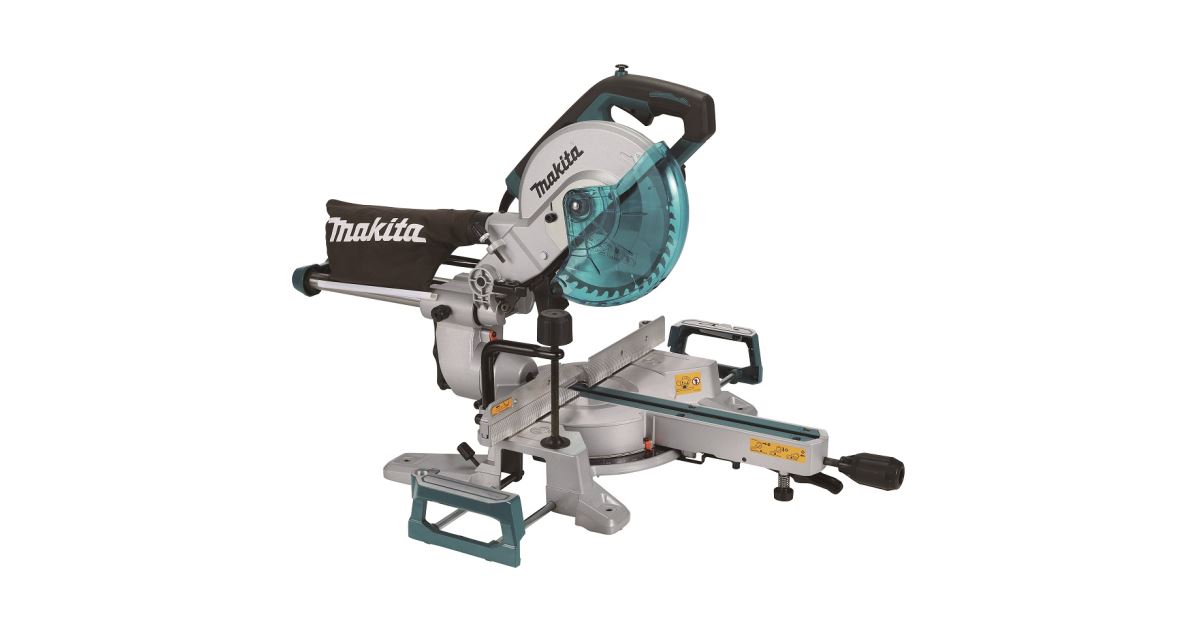 Sierra ingletadora Makita con luz 216 mm, 1400 W LS0816F