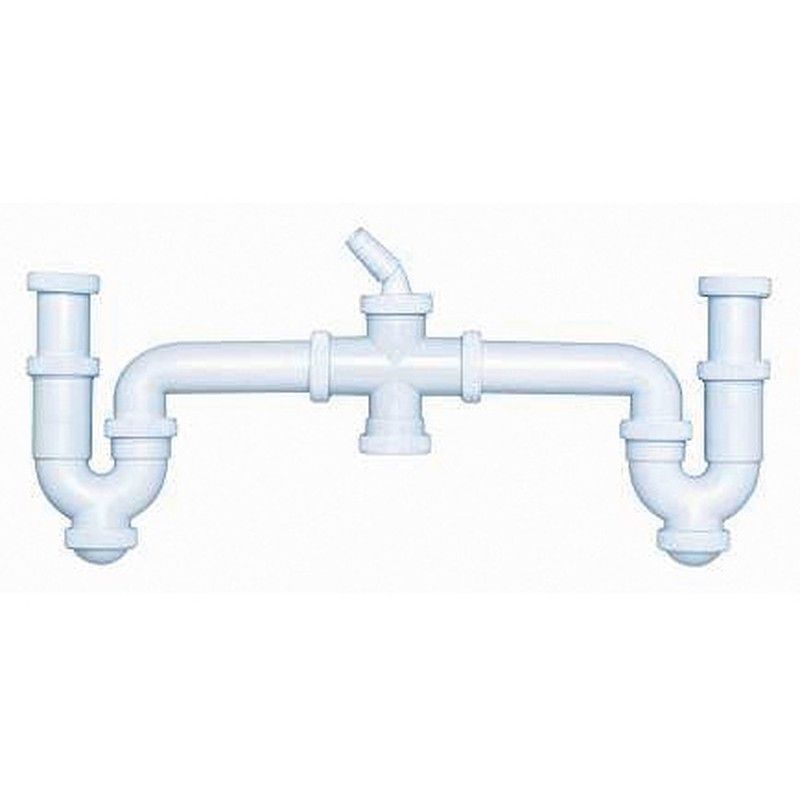 Sifon Curvo Doble R.Ext.+2 Tomas Elect. 897F17 Crearplast