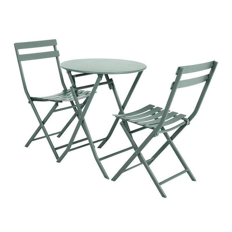 Silla Metálica.Plegable. Verde 8704N433