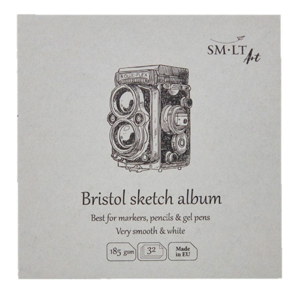 Bloc Sm Lt 14x14 Sketch Álbum Bristol 185 g