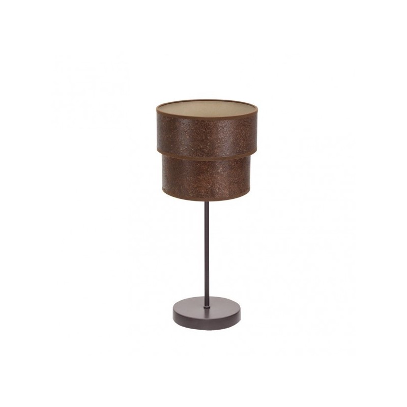 Sobremesa Doble Smile 1xe14 Marron/oxido 44x18x18 Cm