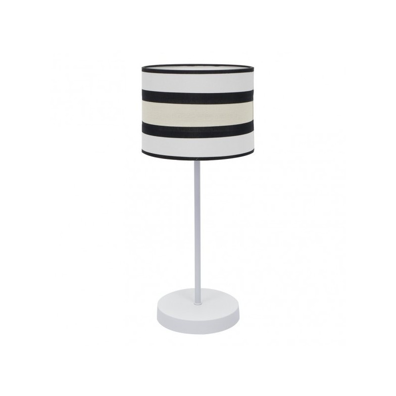 Sobremesa Grand. Karla 1xe27 Blanco/beis 61x25x25 Cm