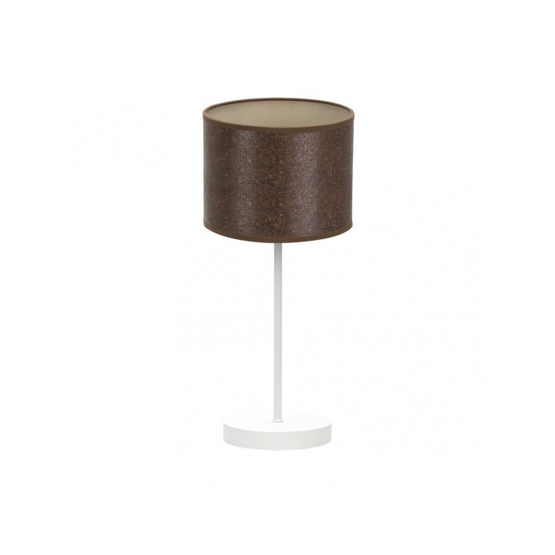 Sobremesa Jerte 1xe14 Blanco/oxido 42x17x17 Cm