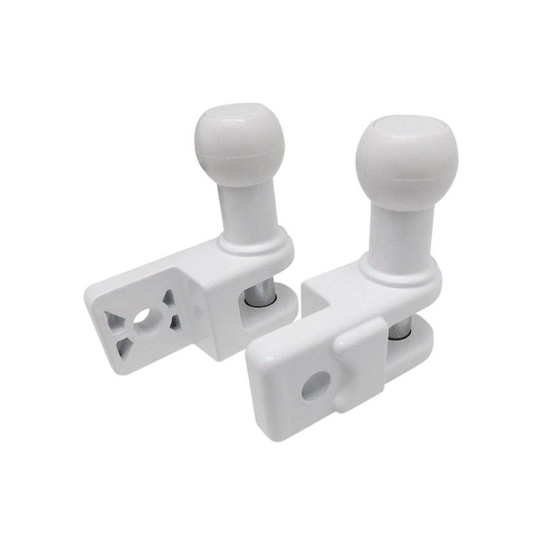 Soporte Barandilla Toldo. Blco. 2 Un. 127D31 Micel