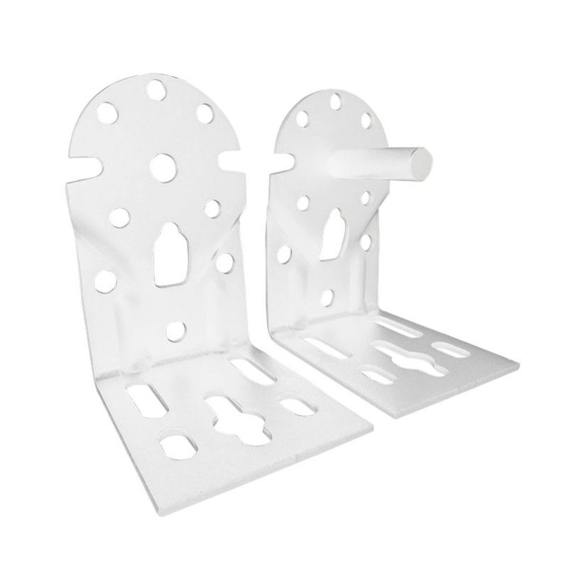 Soporte Eje Toldo Pared. Blco. 2 Un. 127D51 Micel