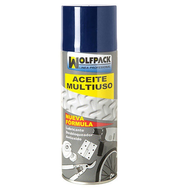 Spray Aceite Lubricante Multiuso 400 ml WOLFPACK