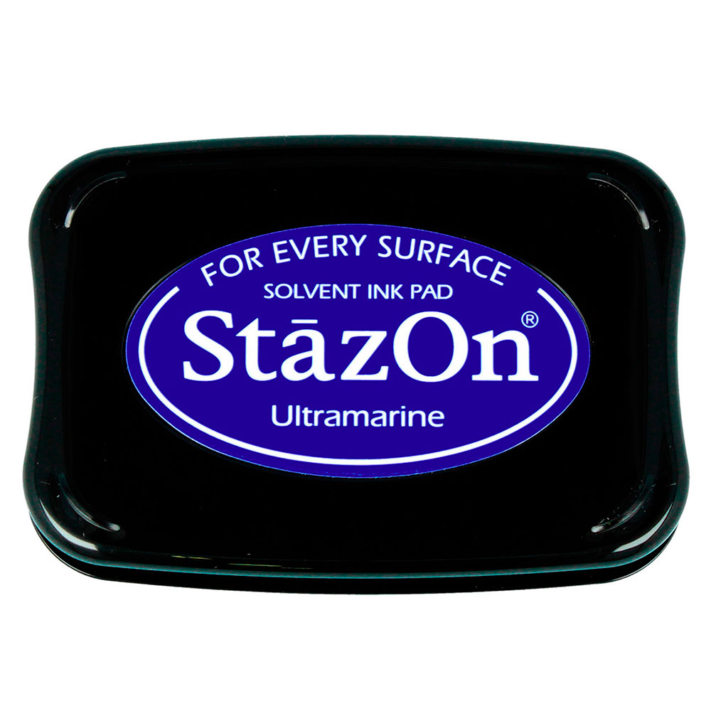 Tinta Stazon Vidrio, Plástico Azul Ultramarino 95x65mm TSZ-61