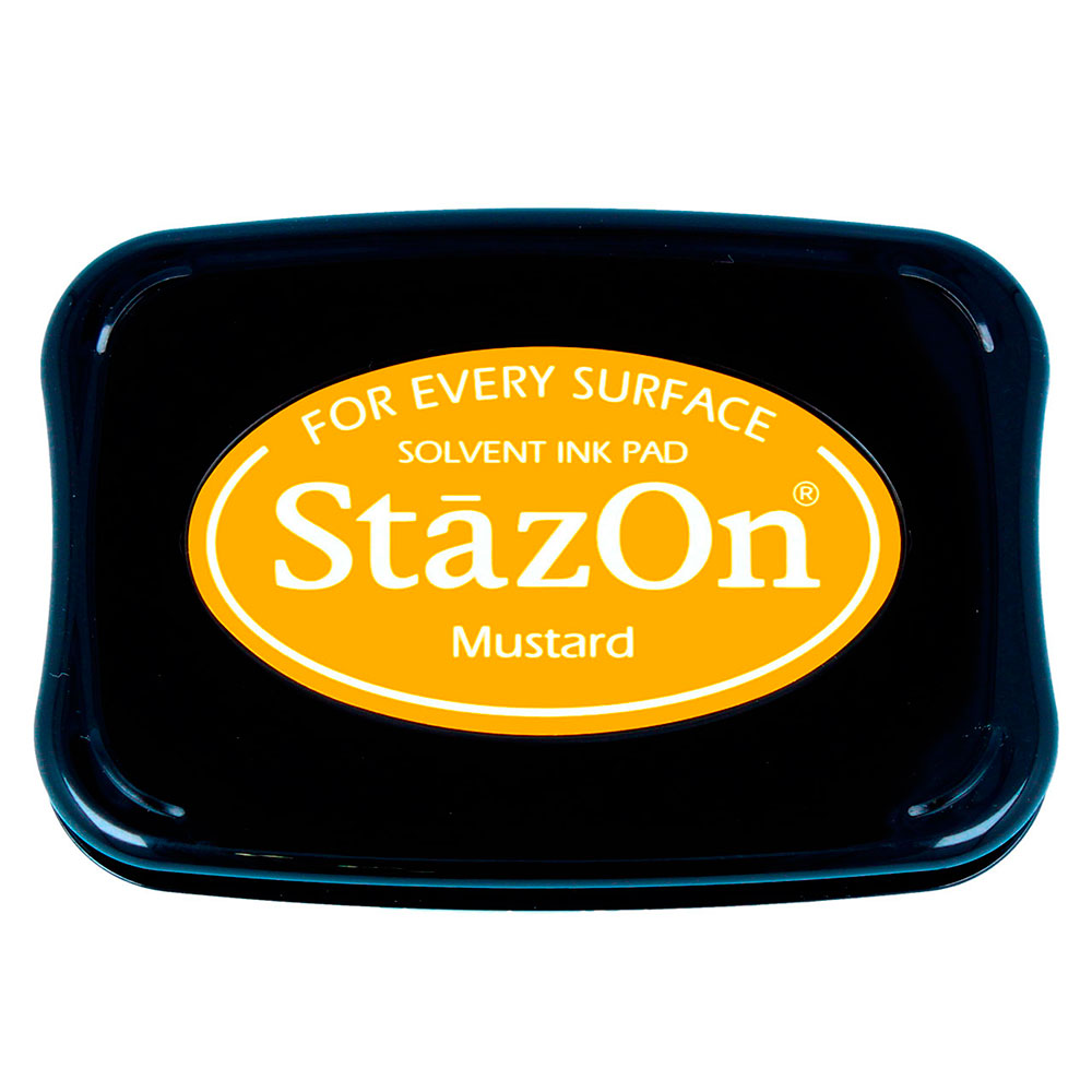 Tinta Stazon Vidrio, Plástico Mostaza 95x65mm TSZ-91