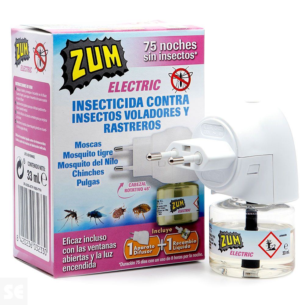 Zum Electric Insecticida Voladores y Rastreros