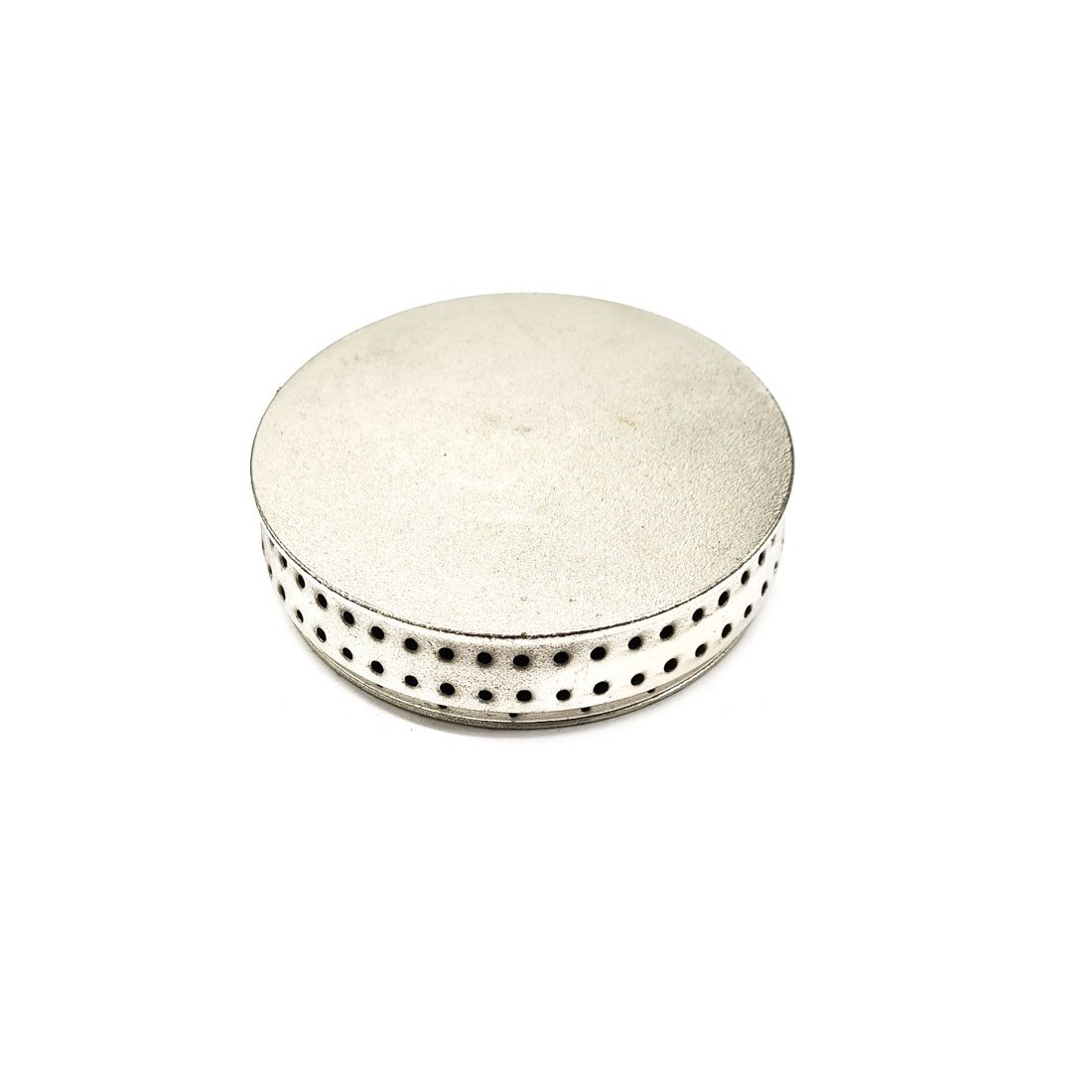 Tapa de quemador Niquelado Ø100mm  H26mm 8KW DRN