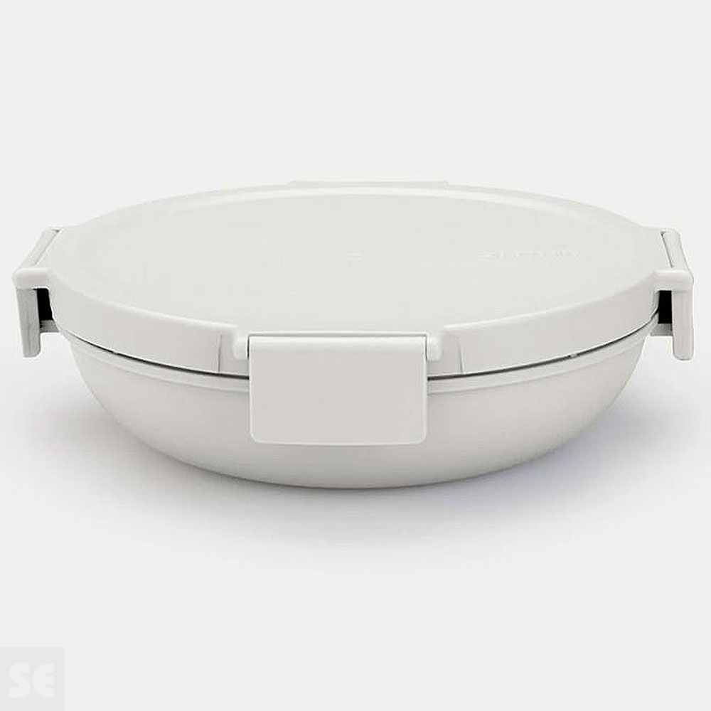 Táper Redondo Hermético Light Grey 1 l