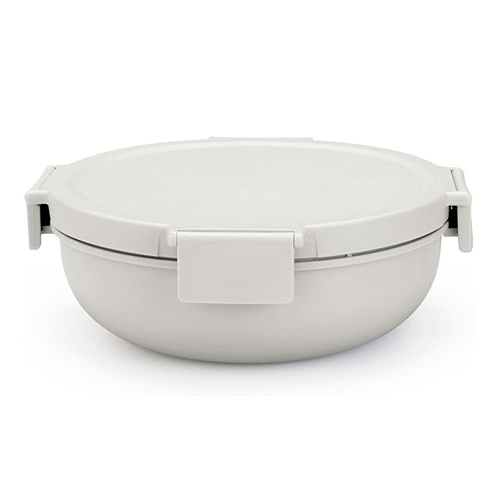 Táper Redondo Hermético Light Grey Plástico 1,3 l