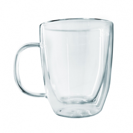 Taza vidrio nerthus doble pared 350ml