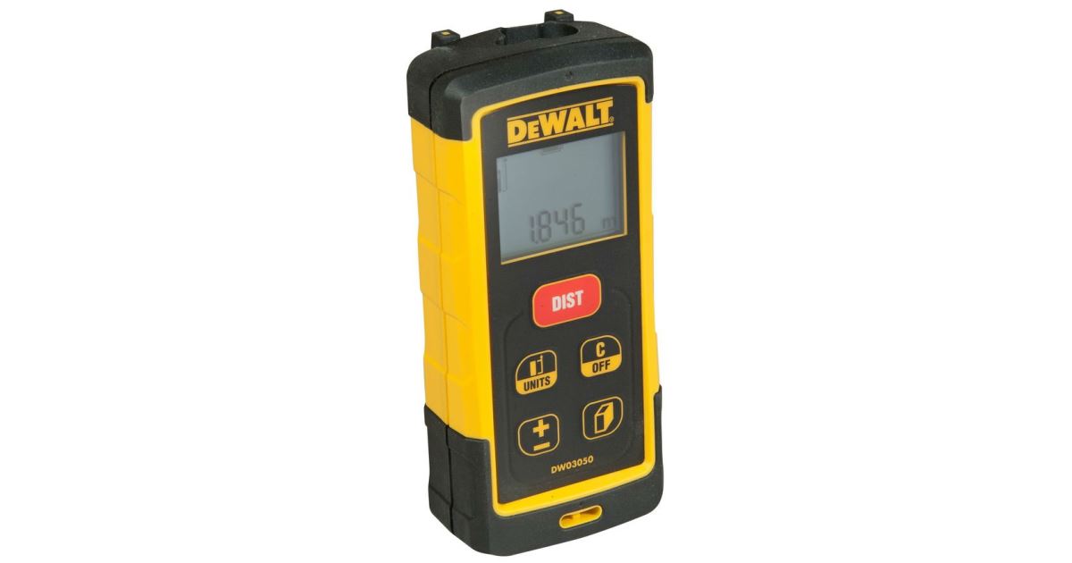 Telémetro/distanciómetro láser DeWALT 50 m DW03050