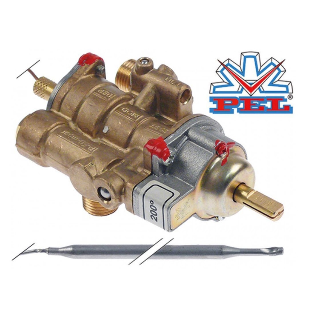 termostato de gas PEL tipo 25ST 100-200°C 101442 009757