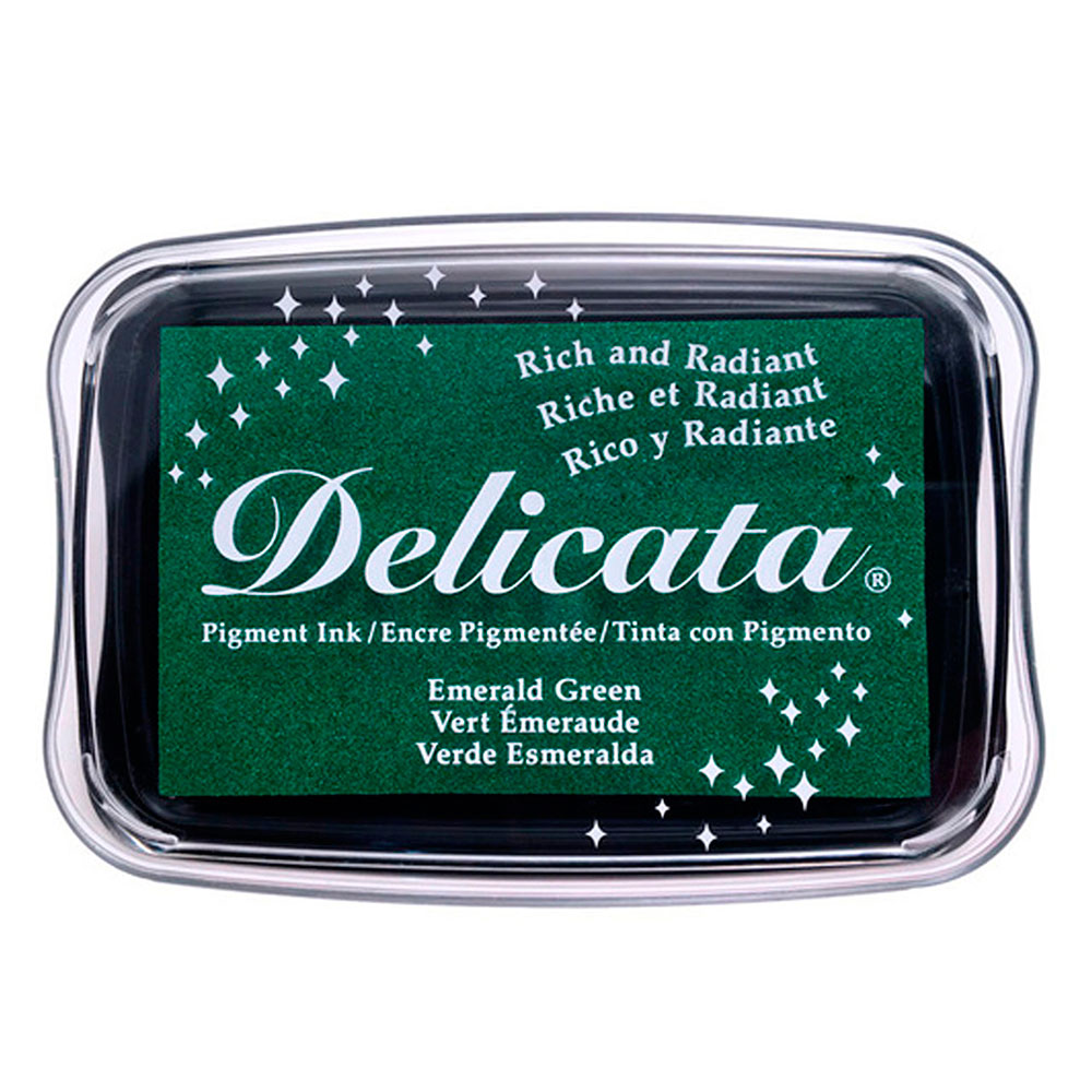 Tinta Delicata Metalica Brillante Verde Esmeralda 95x65mm TDE-321