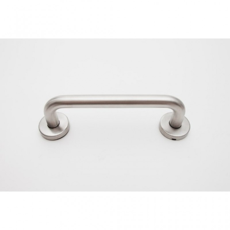 Tirador simple diametro 20mm C203 con rosetas. Inox 304 TSROS203IS