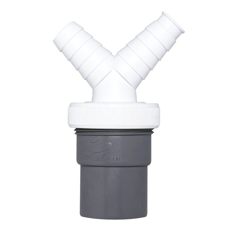 Toma Electrodomesticos Doble P/Encolar 897F27 Crearplast