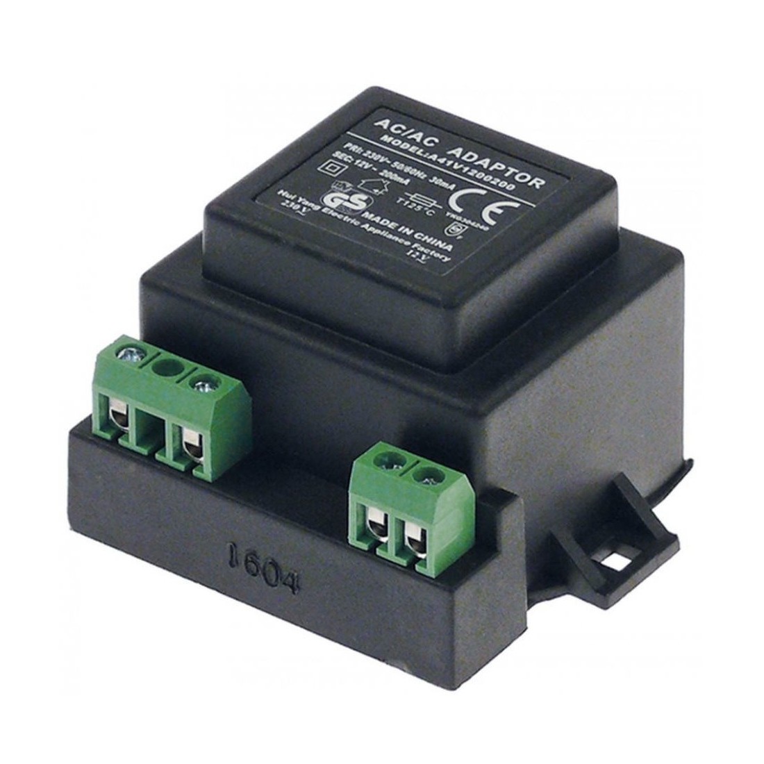 Transformador primaria 230VAC secundaria 12VAC 3VA  379054