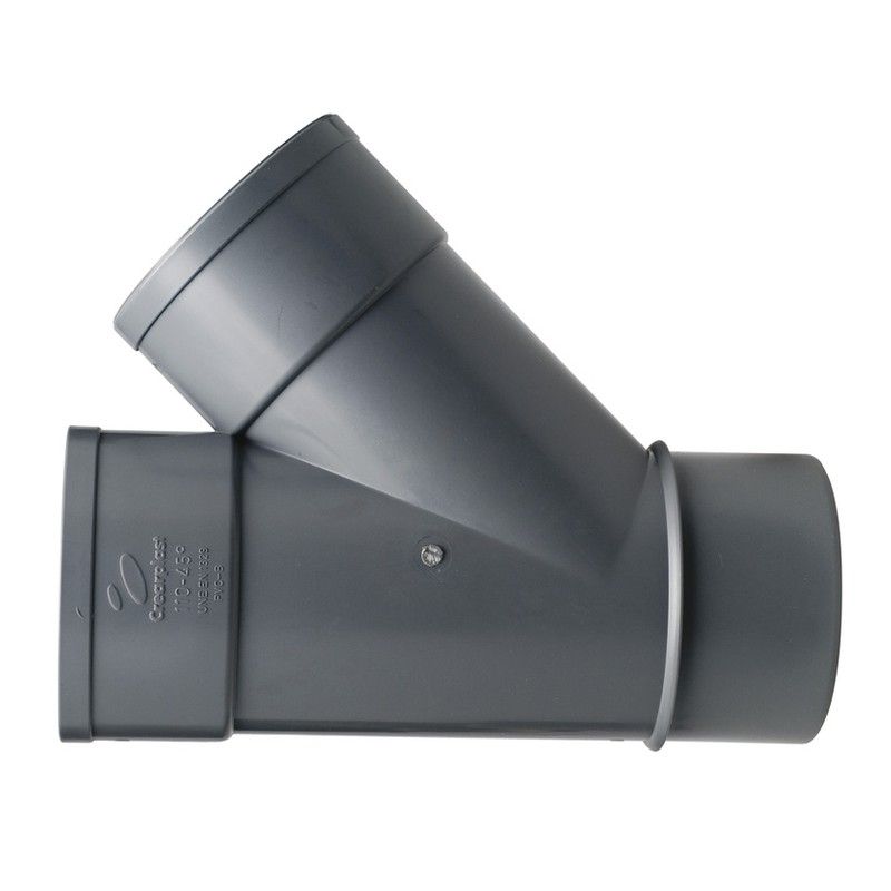 Acc.Pvc. Derivacion Simple M/H 125-45º 895F3012 Crearplast